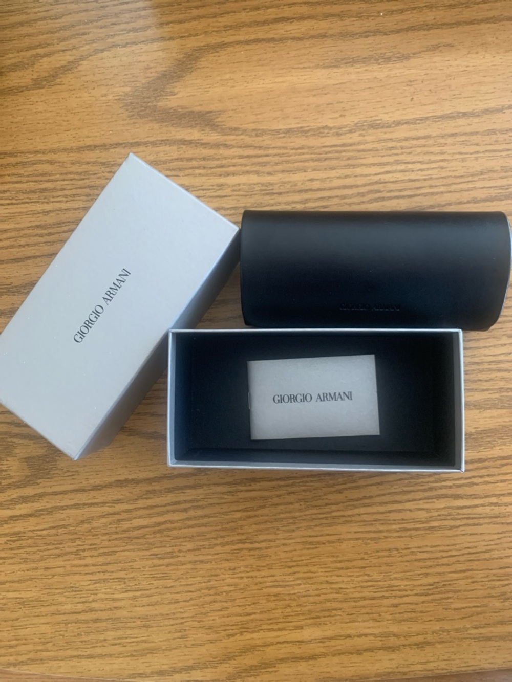 Giorgio Armani Black Eyewear Case